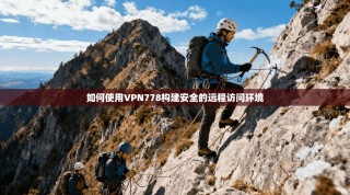 如何使用VPN778构建安全的远程访问环境