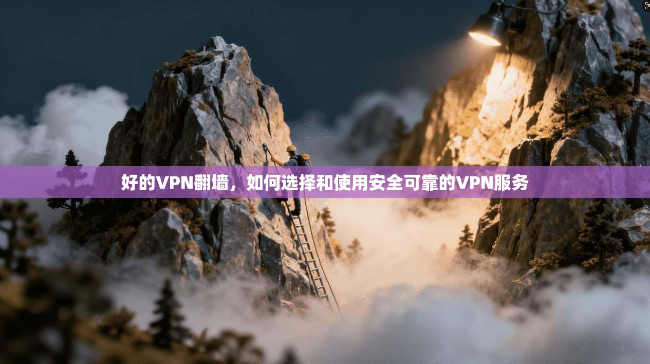 好的VPN翻墙，如何选择和使用安全可靠的VPN服务  第1张