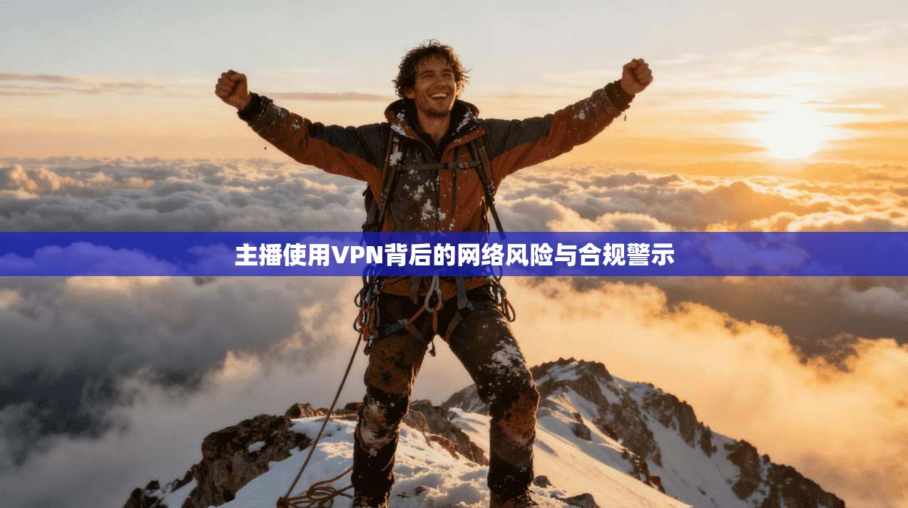 主播使用VPN背后的网络风险与合规警示 主播使用VPN背后的网络风险与合规警示