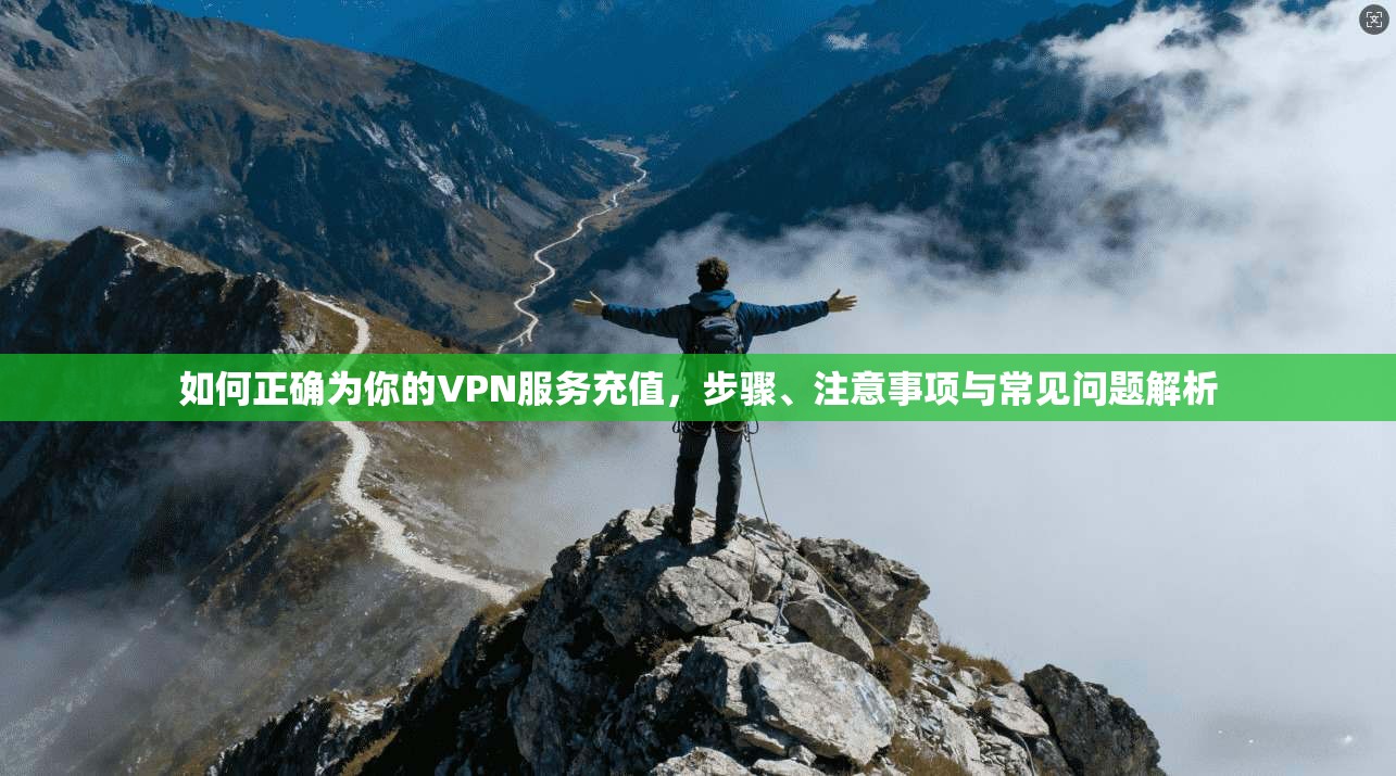 如何正确为你的VPN服务充值,步骤、注意事项与常见问题解析 如何正确为你的VPN服务充值,步骤、注意事项与常见问题解析