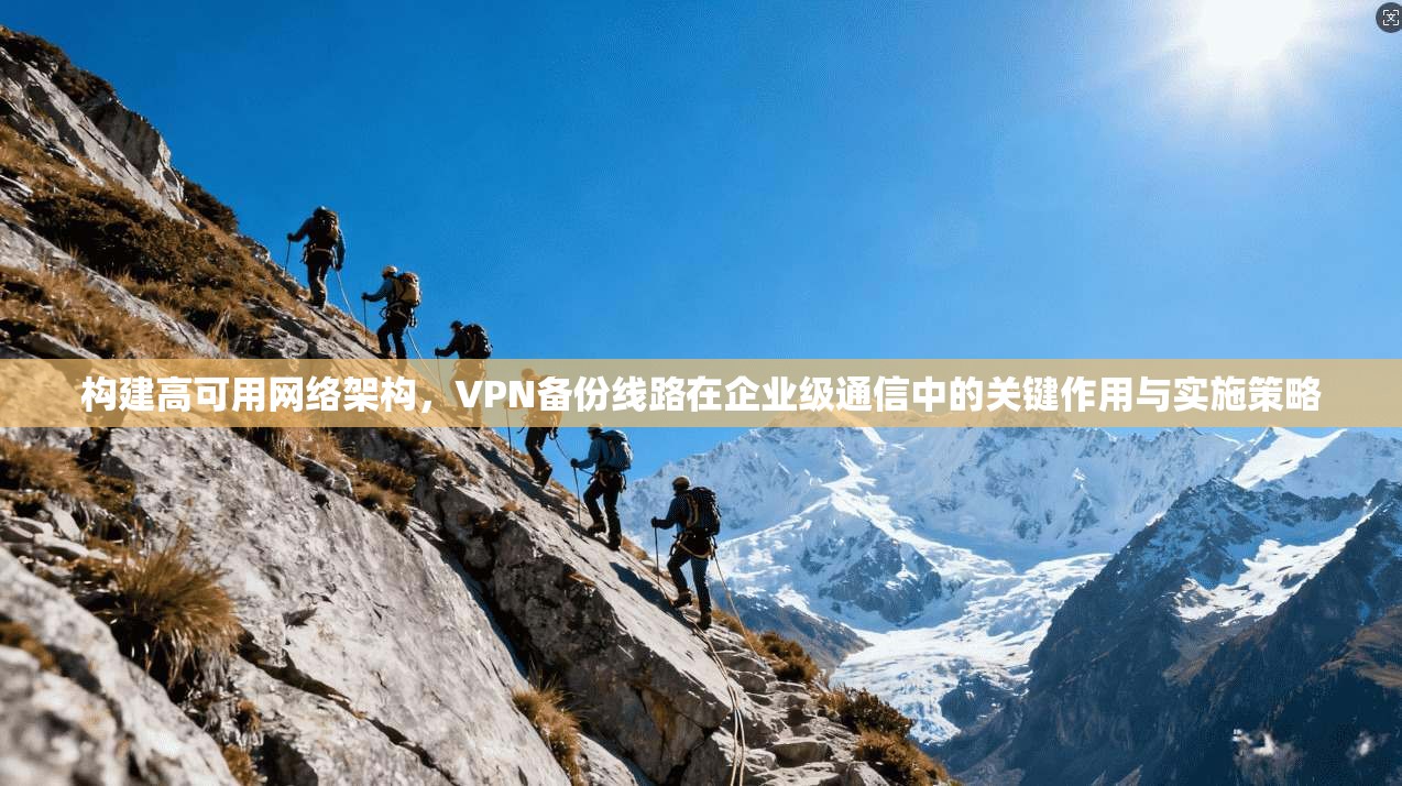 构建高可用网络架构,VPN备份线路在企业级通信中的关键作用与实施策略 构建高可用网络架构,VPN备份线路在企业级通信中的关键作用与实施策略