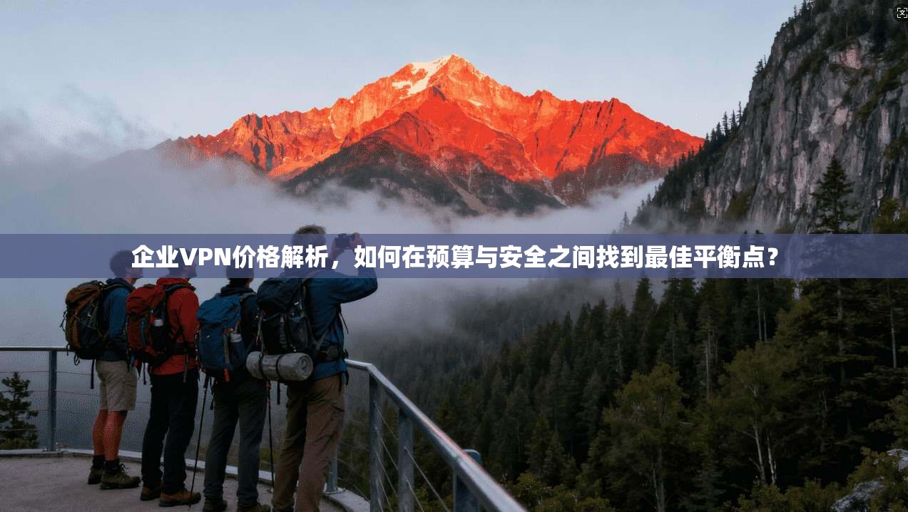 企业VPN价格解析，如何在预算与安全之间找到最佳平衡点？