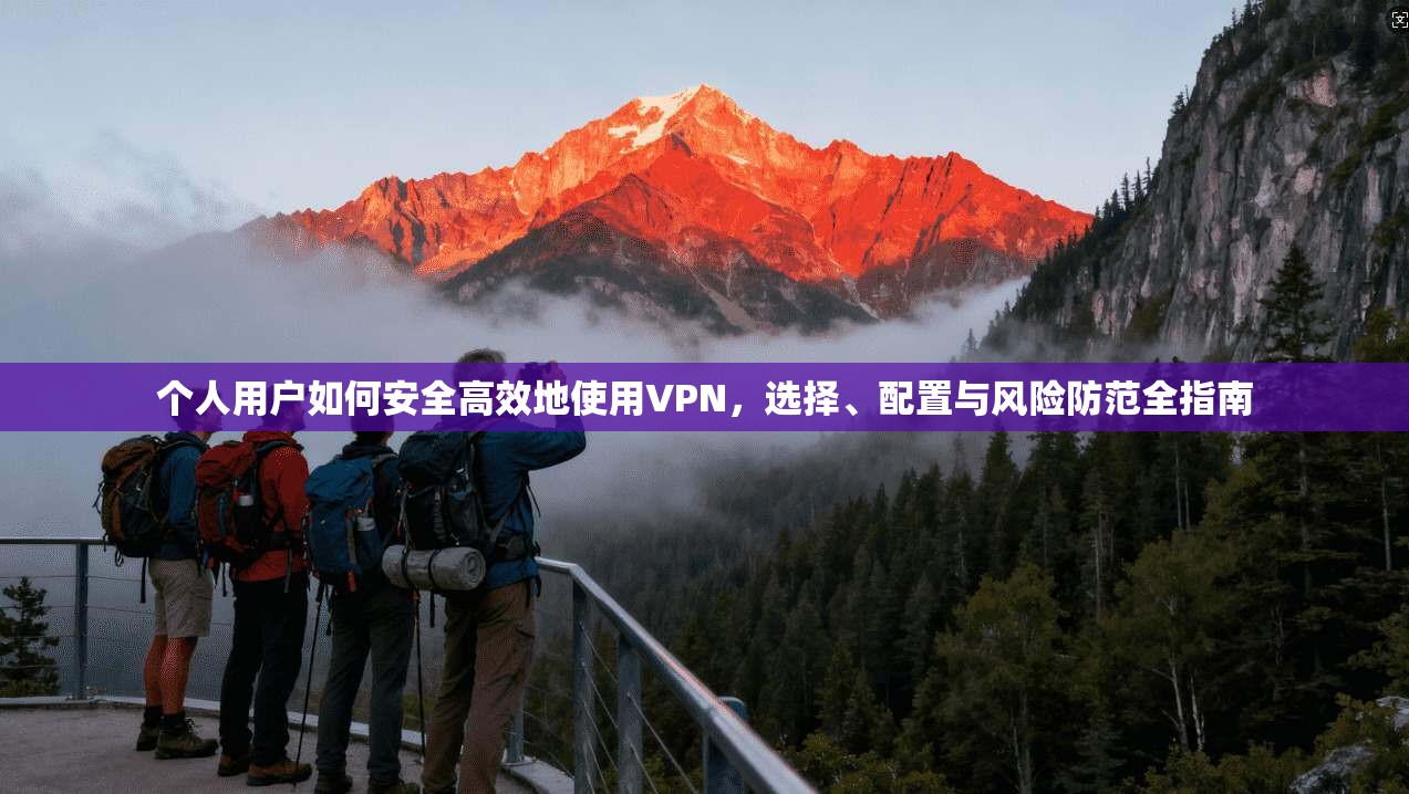 个人用户如何安全高效地使用VPN,选择、配置与风险防范全指南 个人用户如何安全高效地使用VPN,选择、配置与风险防范全指南