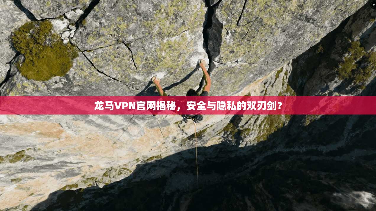 龙马VPN官网揭秘，安全与隐私的双刃剑？