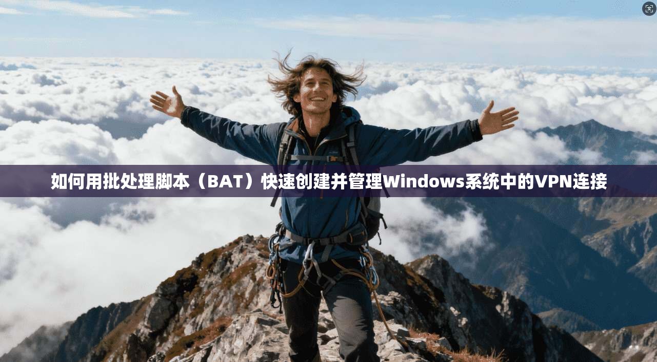 如何用批处理脚本（BAT）快速创建并管理Windows系统中的VPN连接