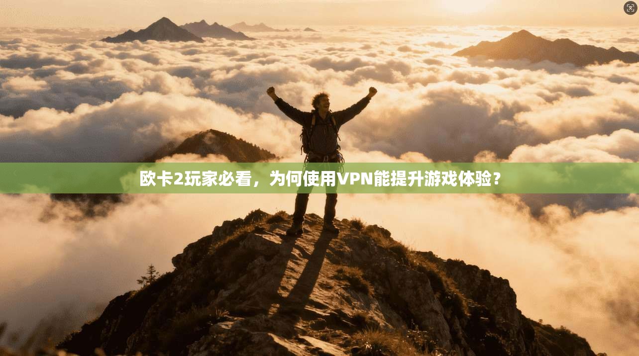 欧卡2玩家必看，为何使用VPN能提升游戏体验？
