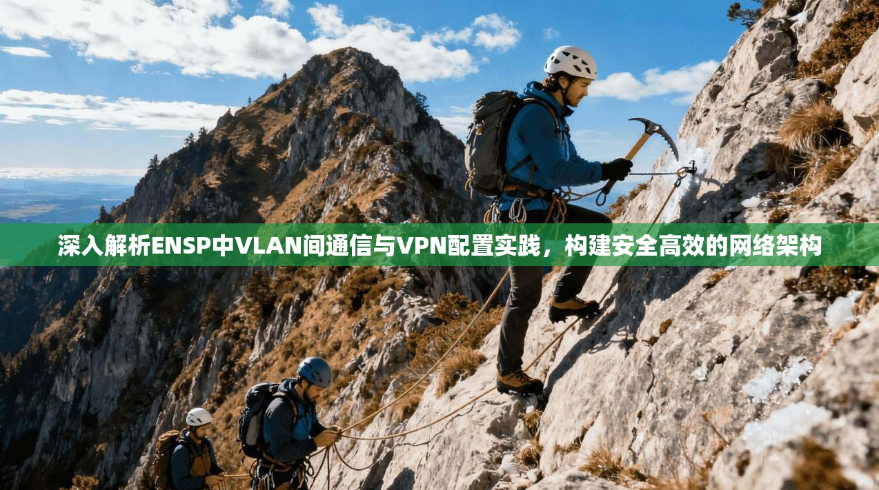 深入解析ENSP中VLAN间通信与VPN配置实践,构建安全高效的网络架构