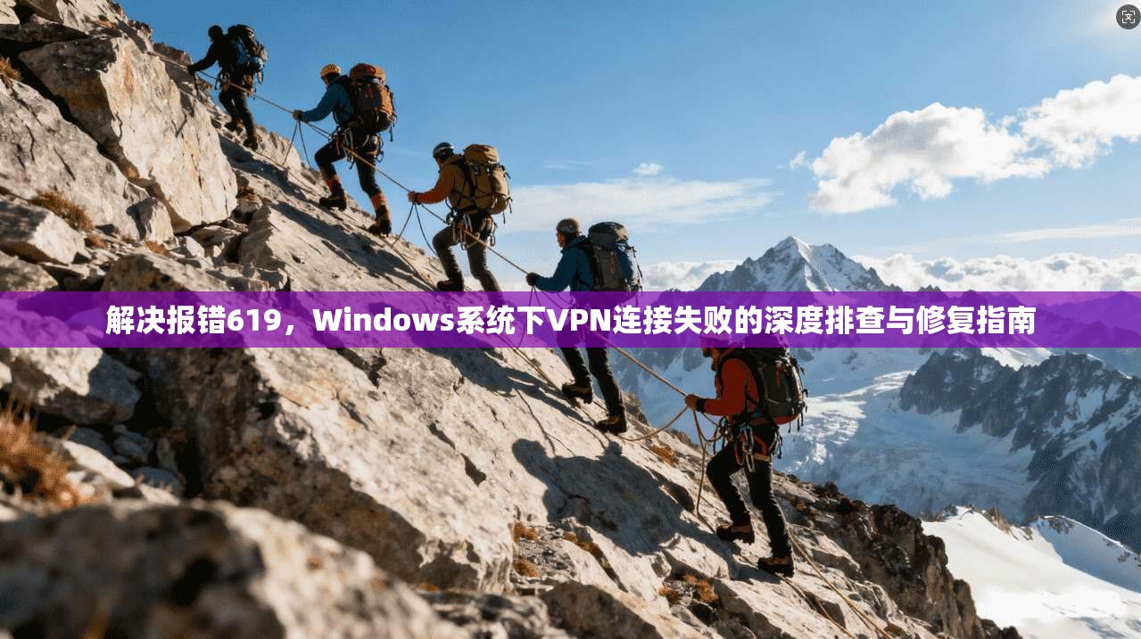 解决报错619，Windows系统下VPN连接失败的深度排查与修复指南