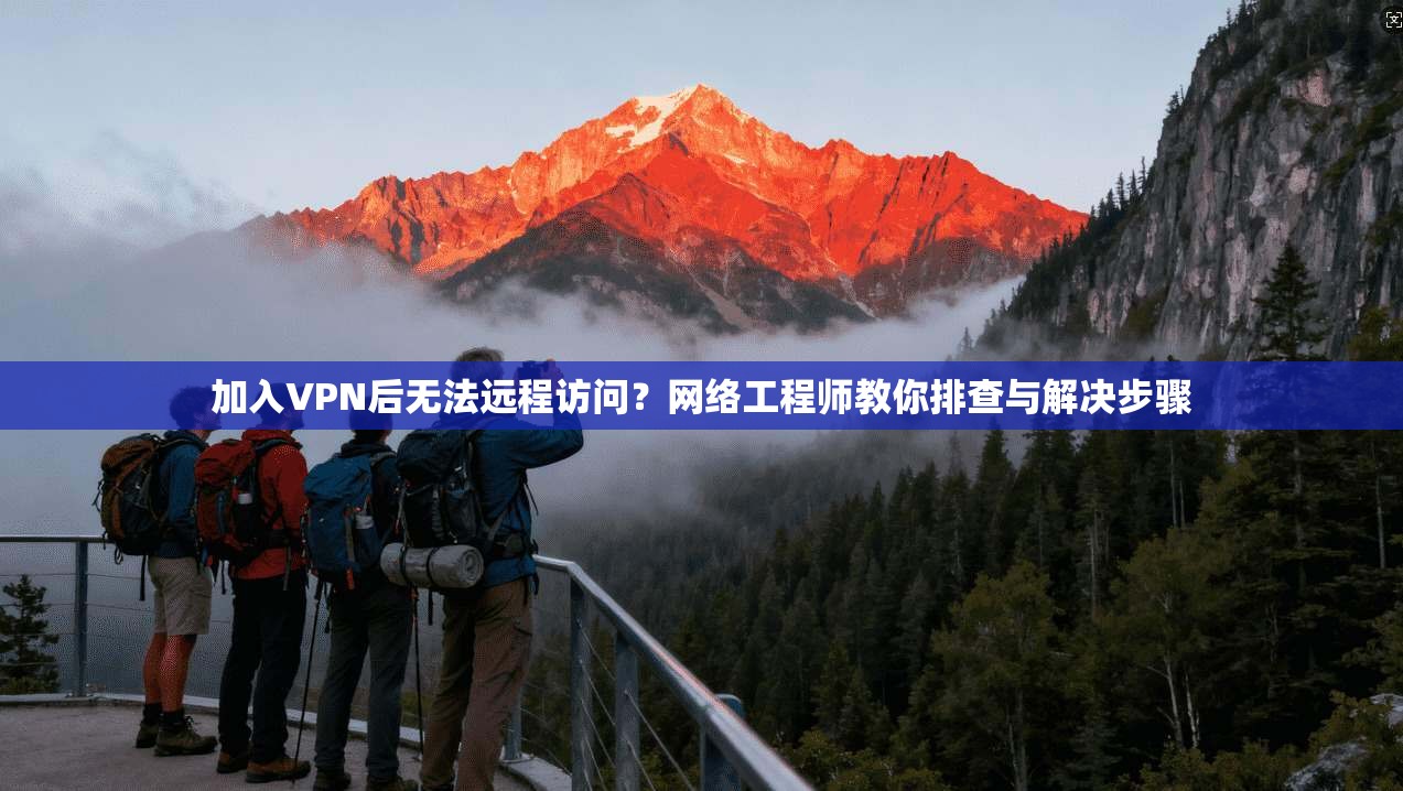 加入VPN后无法远程访问？网络工程师教你排查与解决步骤