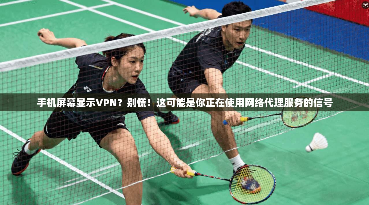 手机屏幕显示VPN？别慌！这可能是你正在使用网络代理服务的信号
