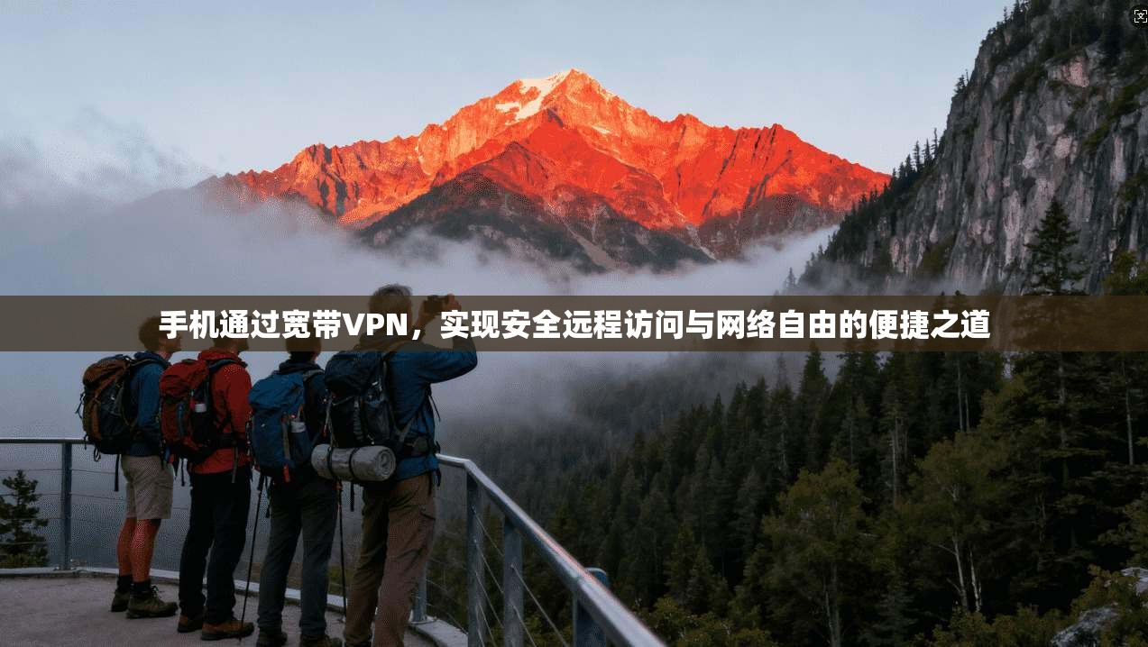 手机通过宽带VPN，实现安全远程访问与网络自由的便捷之道