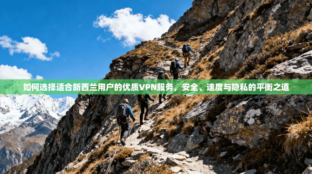 如何选择适合新西兰用户的优质VPN服务，安全、速度与隐私的平衡之道