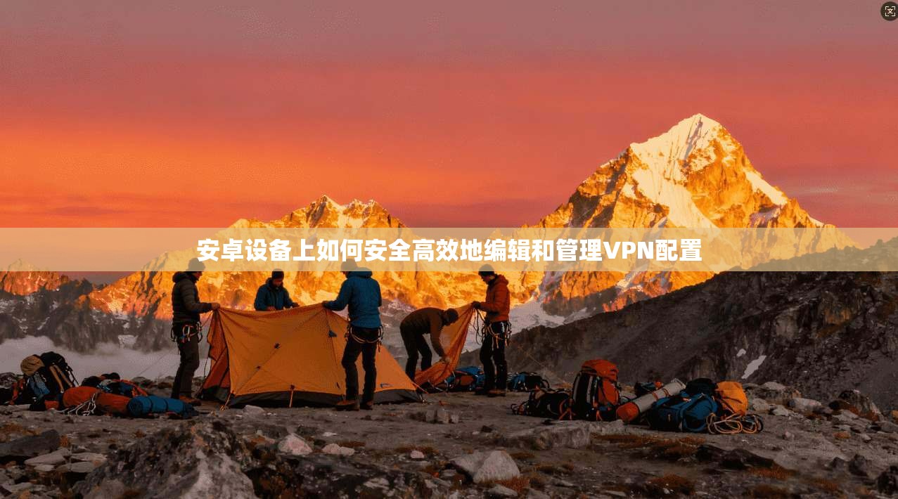 安卓设备上如何安全高效地编辑和管理VPN配置