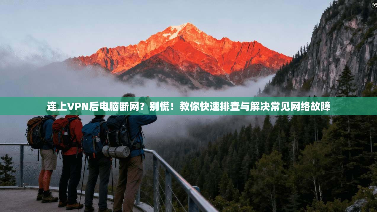 连上VPN后电脑断网？别慌！教你快速排查与解决常见网络故障