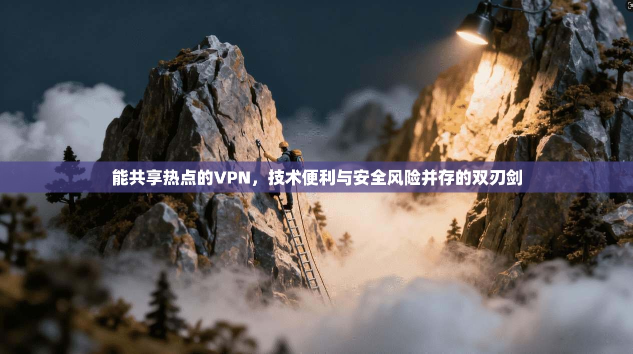 能共享热点的VPN，技术便利与安全风险并存的双刃剑