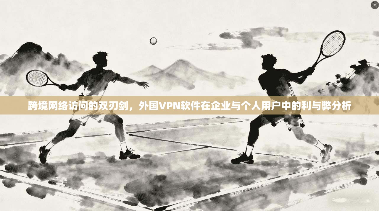 跨境网络访问的双刃剑，外国VPN软件在企业与个人用户中的利与弊分析