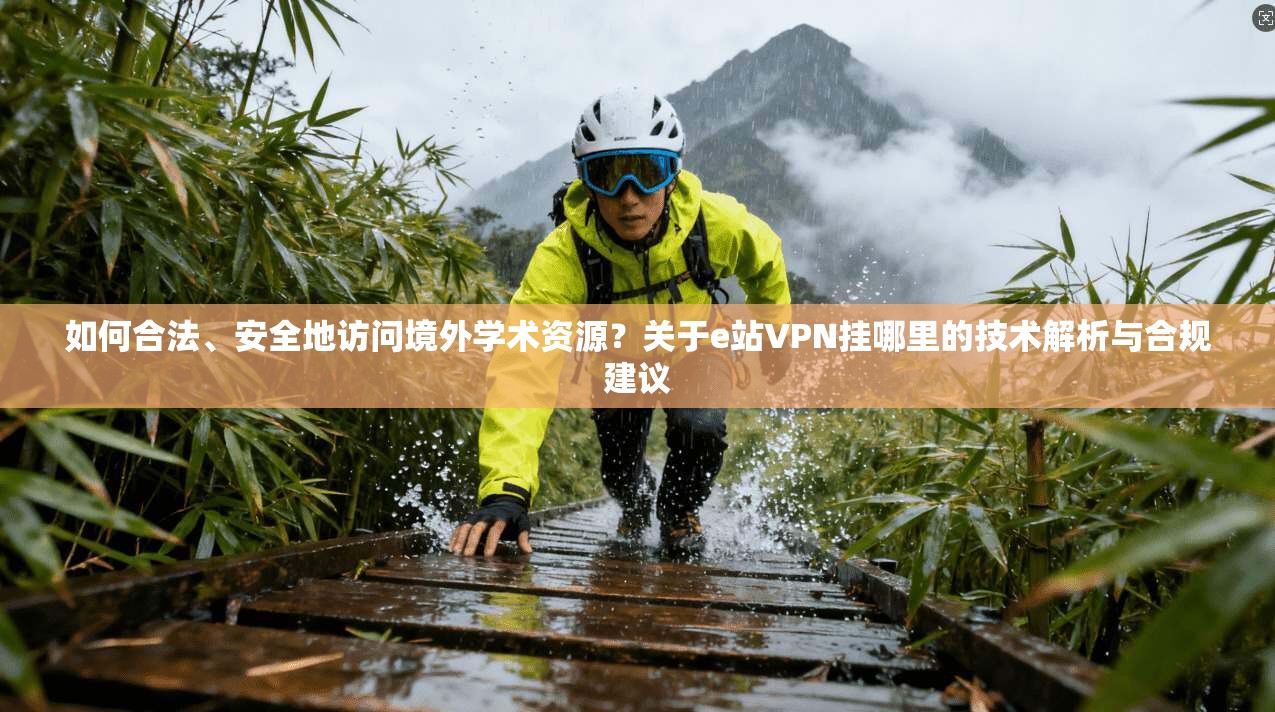 如何合法、安全地访问境外学术资源？关于e站VPN挂哪里的技术解析与合规建议