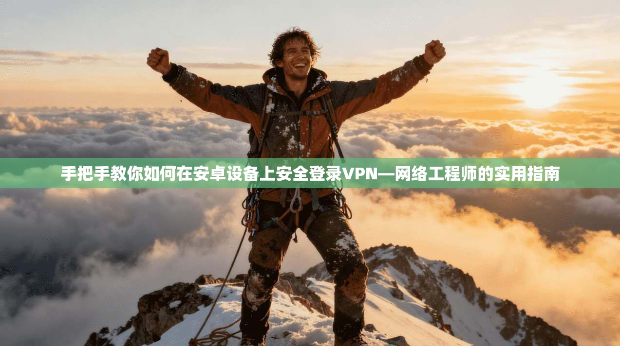 手把手教你如何在安卓设备上安全登录VPN—网络工程师的实用指南
