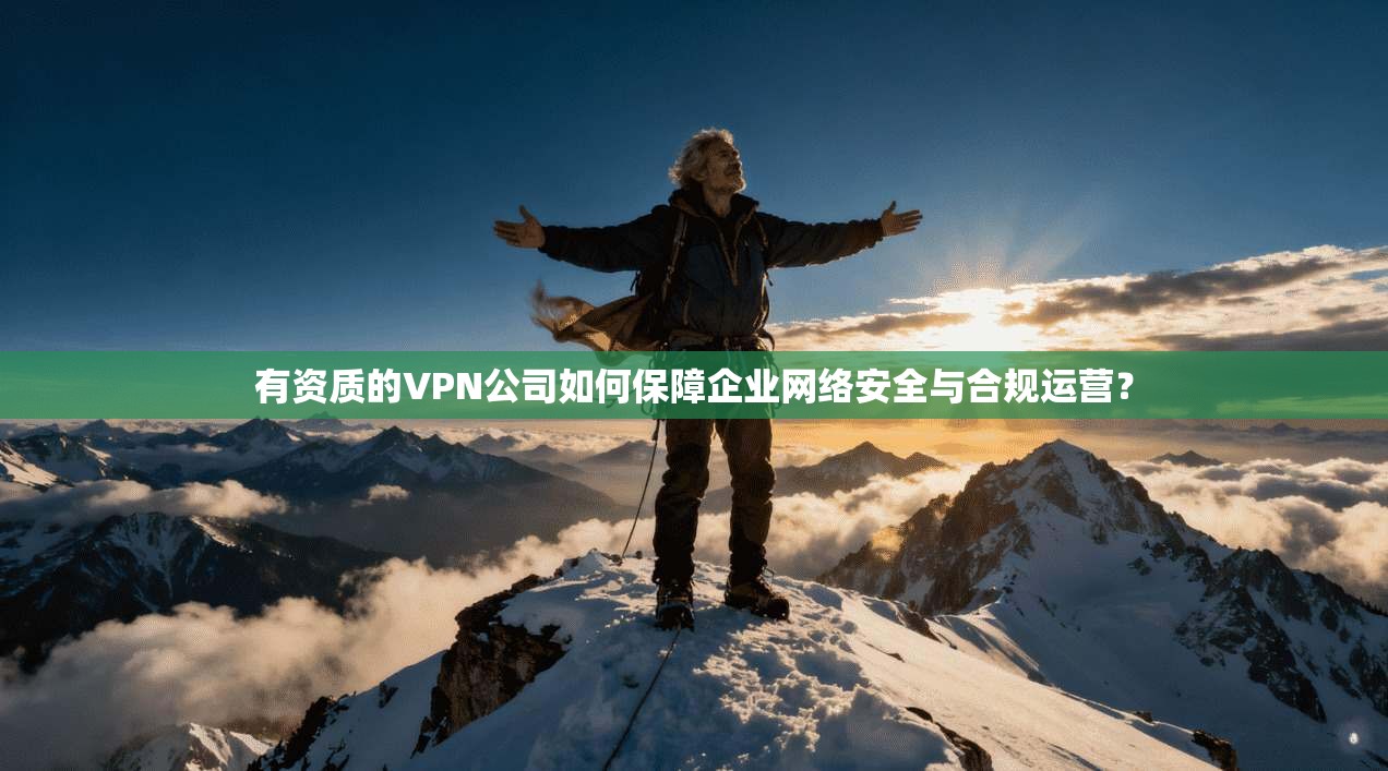 有资质的VPN公司如何保障企业网络安全与合规运营？