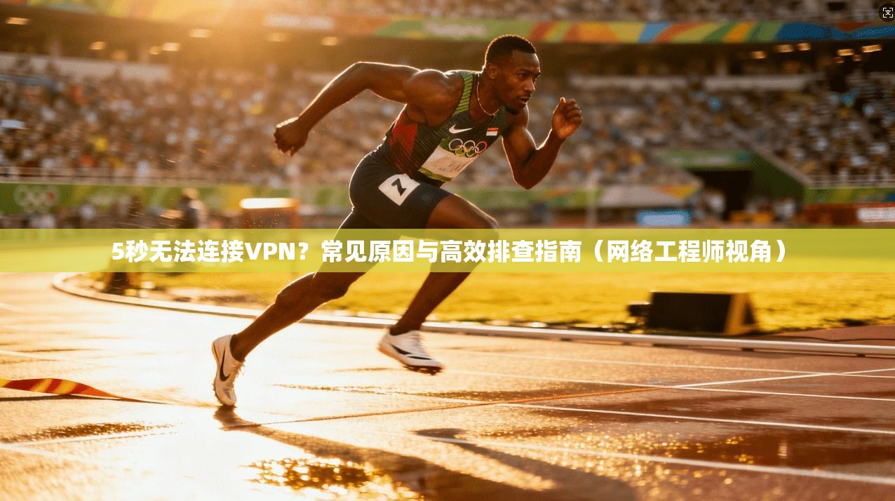 5秒无法连接VPN？常见原因与高效排查指南（网络工程师视角）