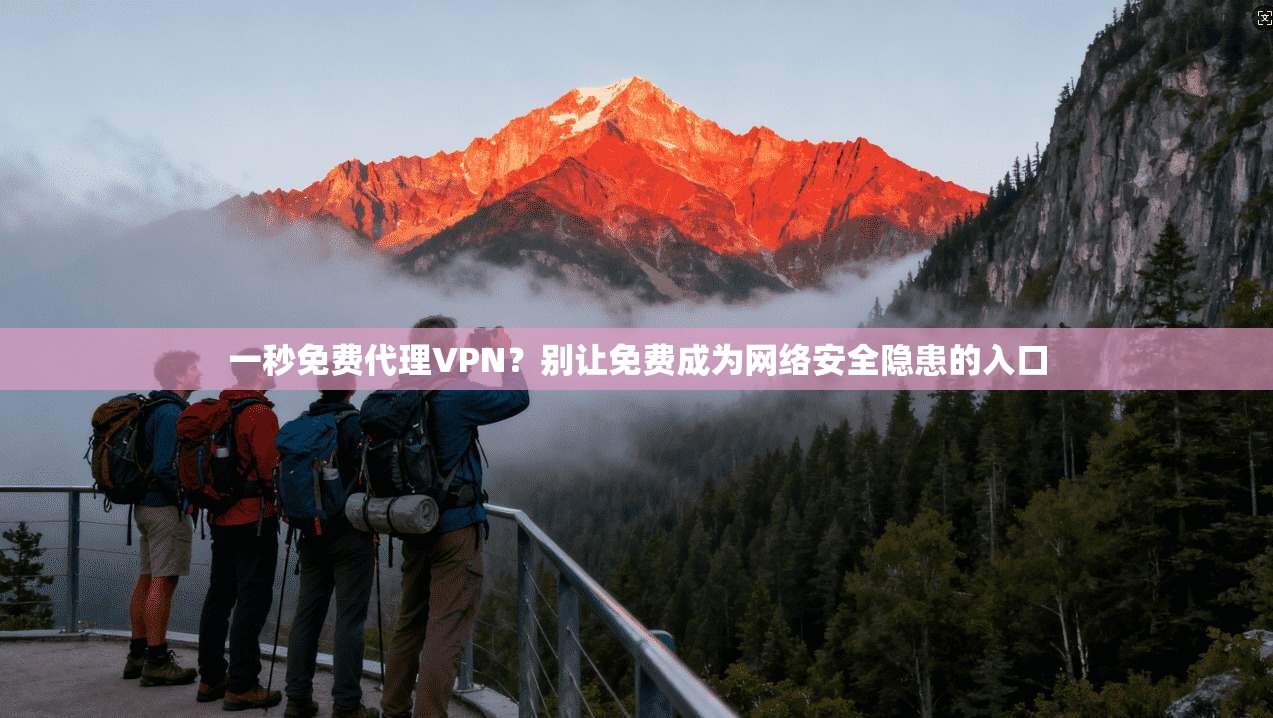 一秒免费代理VPN？别让免费成为网络安全隐患的入口
