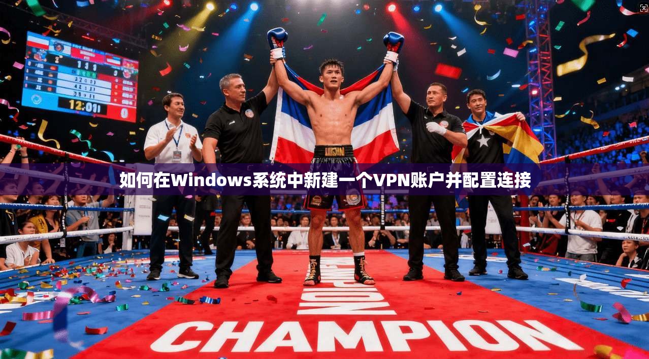 如何在Windows系统中新建一个VPN账户并配置连接