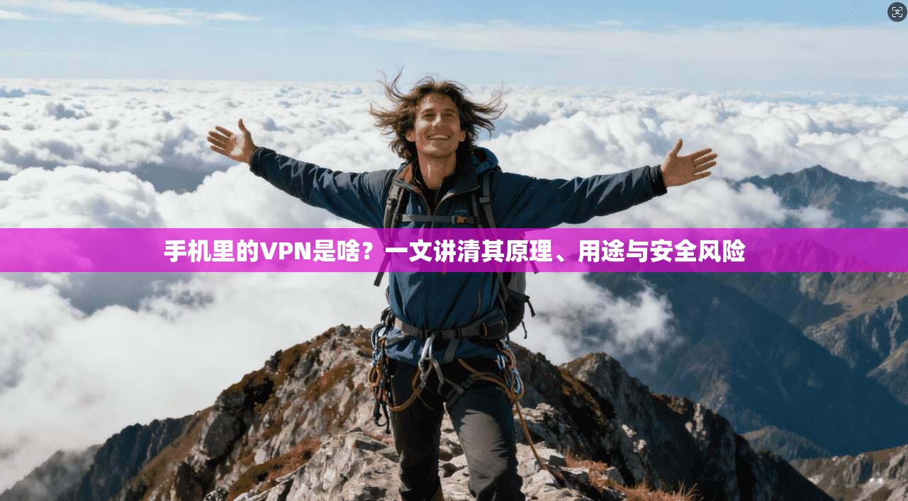手机里的VPN是啥？一文讲清其原理、用途与安全风险