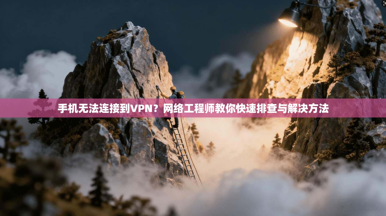 手机无法连接到VPN？网络工程师教你快速排查与解决方法