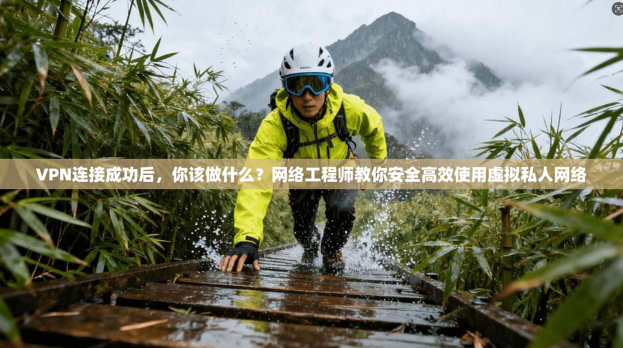 VPN连接成功后，你该做什么？网络工程师教你安全高效使用虚拟私人网络