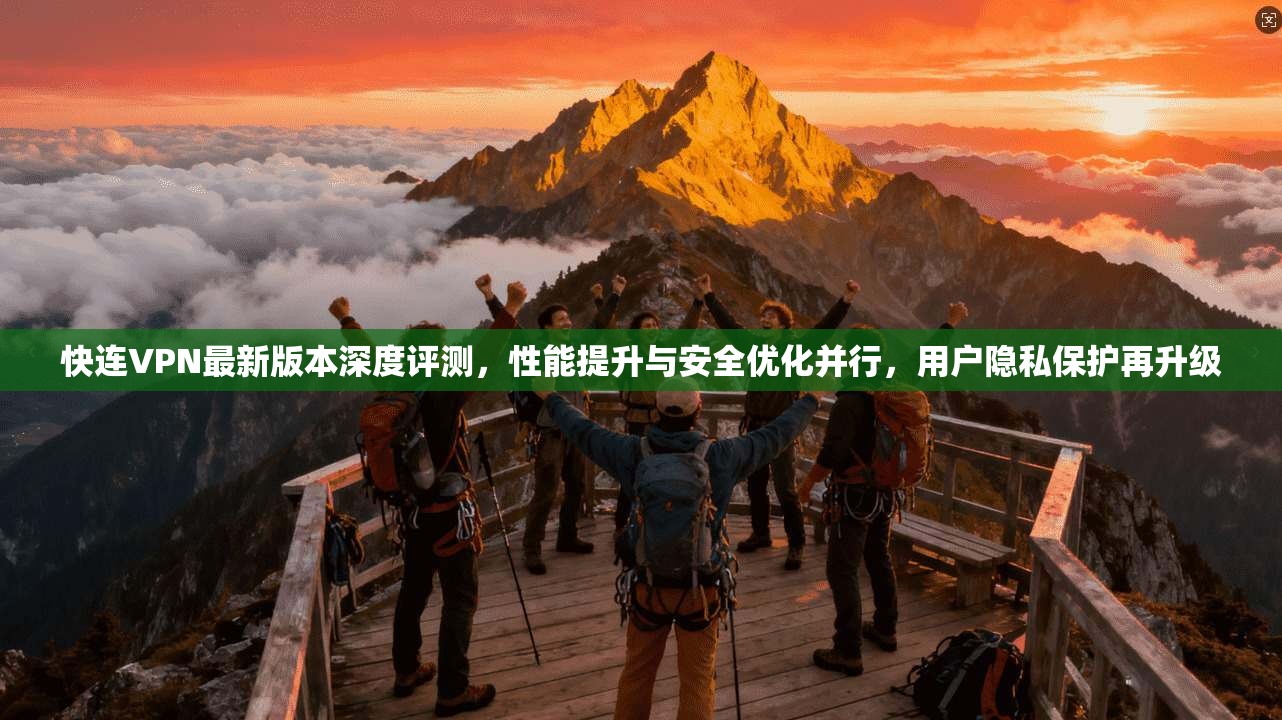 快连VPN最新版本深度评测，性能提升与安全优化并行，用户隐私保护再升级