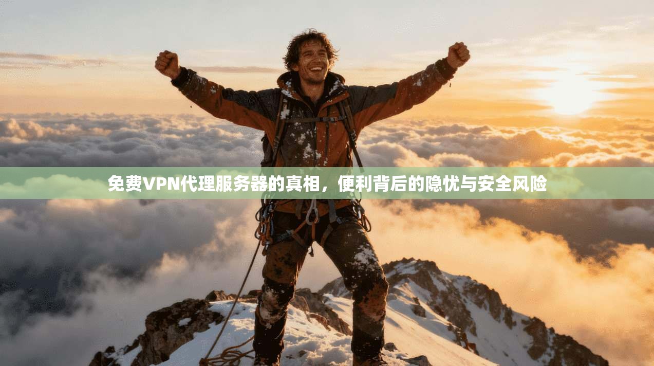 免费VPN代理服务器的真相，便利背后的隐忧与安全风险