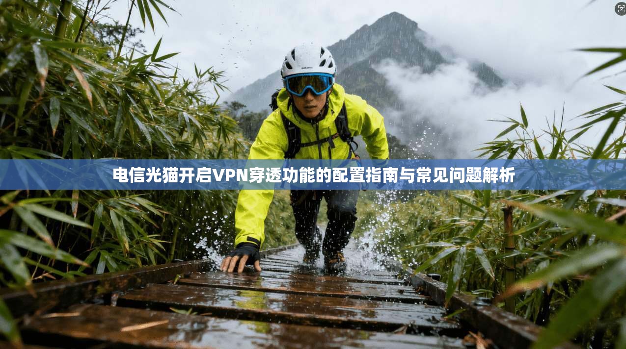 电信光猫开启VPN穿透功能的配置指南与常见问题解析