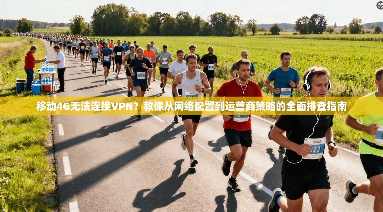 移动4G无法连接VPN？教你从网络配置到运营商策略的全面排查指南