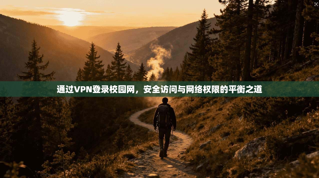 通过VPN登录校园网，安全访问与网络权限的平衡之道