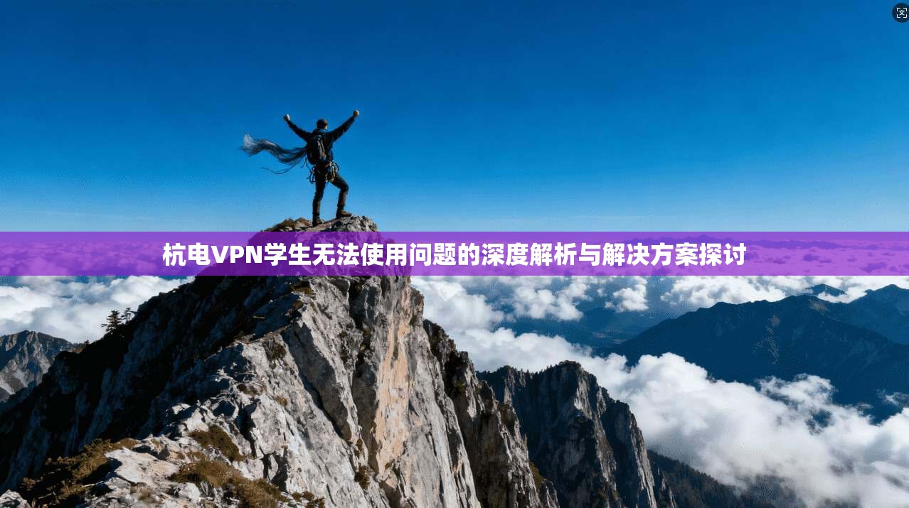 杭电VPN学生无法使用问题的深度解析与解决方案探讨