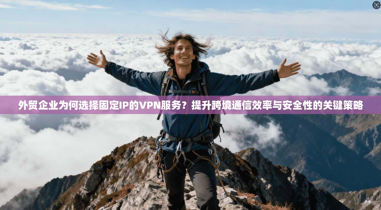 外贸企业为何选择固定IP的VPN服务？提升跨境通信效率与安全性的关键策略
