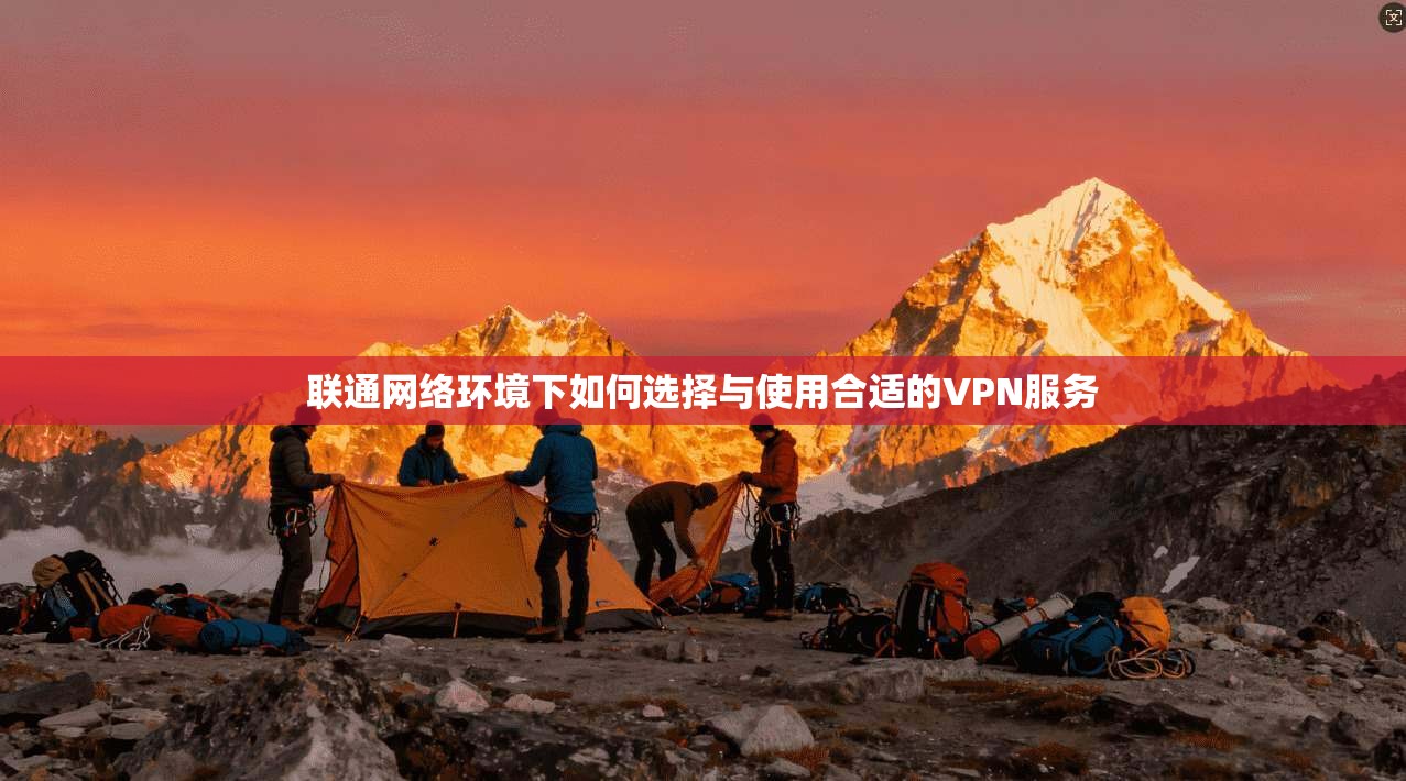 联通网络环境下如何选择与使用合适的VPN服务