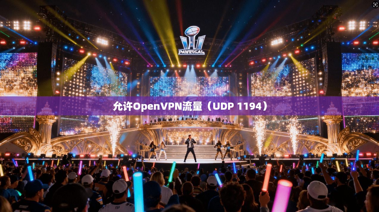 允许OpenVPN流量（UDP 1194）