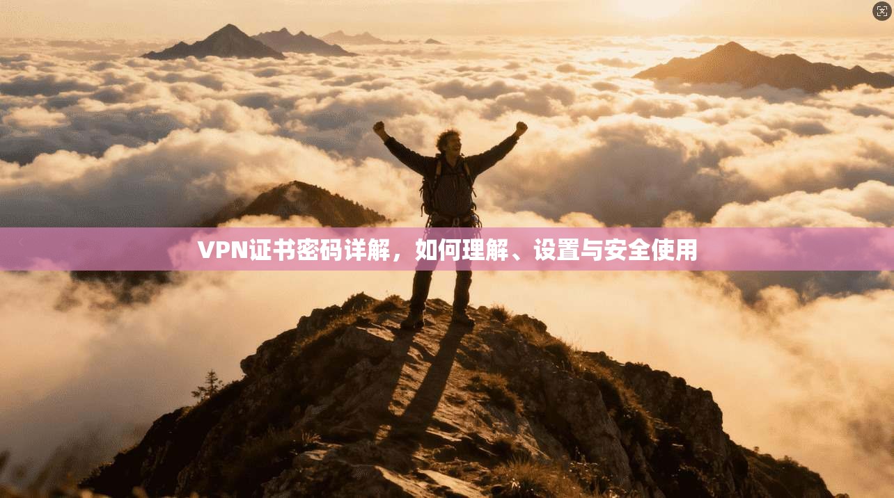 VPN证书密码详解,如何理解、设置与安全使用