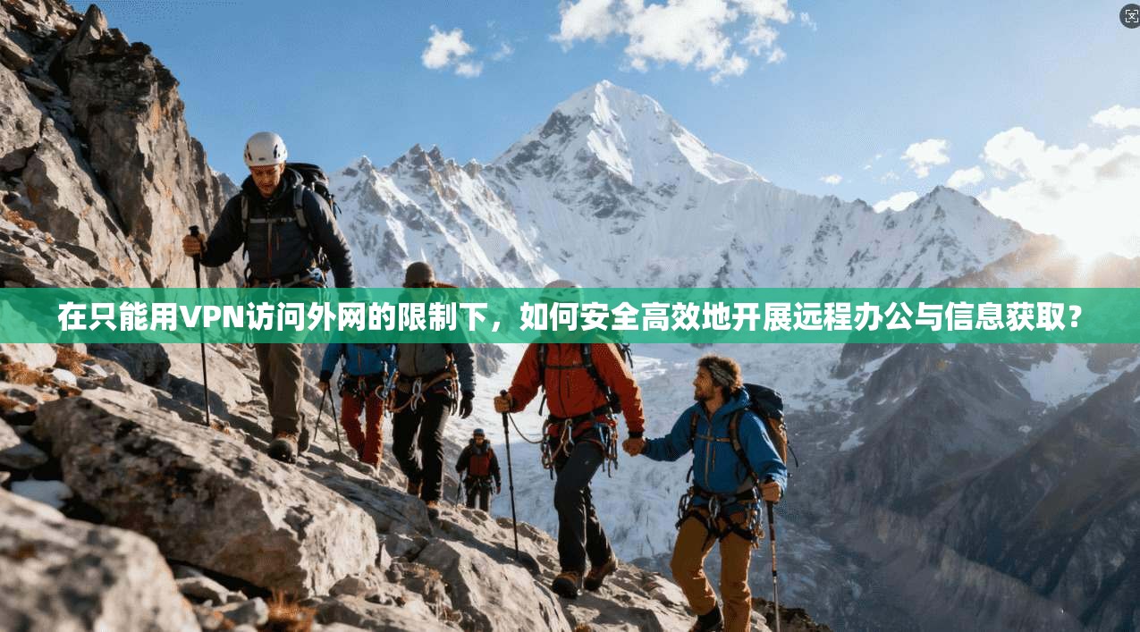 在只能用VPN访问外网的限制下,如何安全高效地开展远程办公与信息获取? 在只能用VPN访问外网的限制下,如何安全高效地开展远程办公与信息获取?