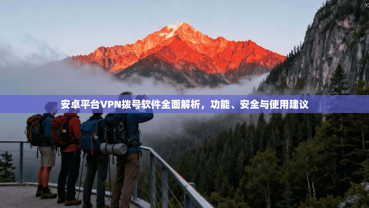 安卓平台VPN拨号软件全面解析，功能、安全与使用建议