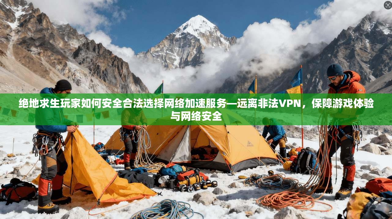 绝地求生玩家如何安全合法选择网络加速服务—远离非法VPN，保障游戏体验与网络安全