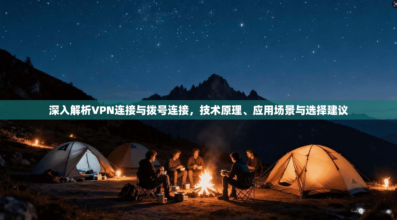 深入解析VPN连接与拨号连接，技术原理、应用场景与选择建议