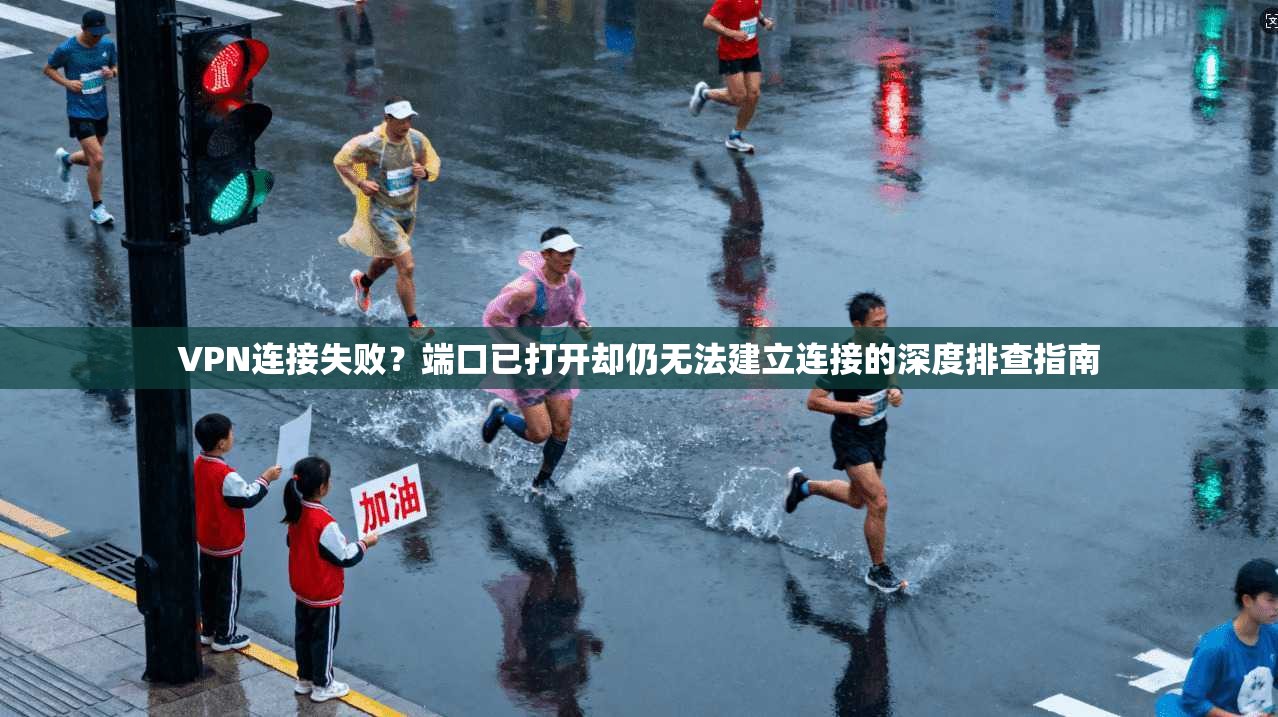 VPN连接失败？端口已打开却仍无法建立连接的深度排查指南