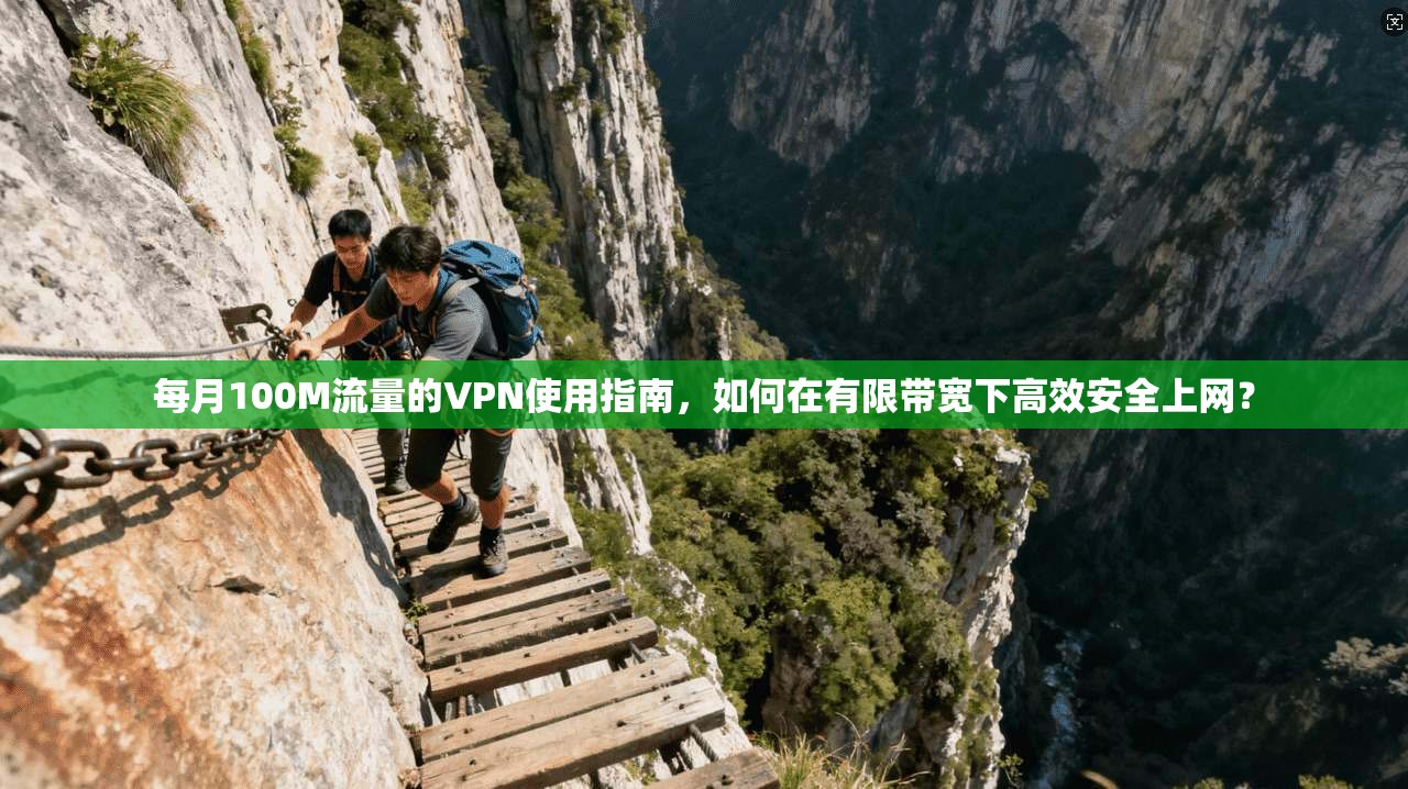 每月100M流量的VPN使用指南,如何在有限带宽下高效安全上网? 每月100M流量的VPN使用指南,如何在有限带宽下高效安全上网?