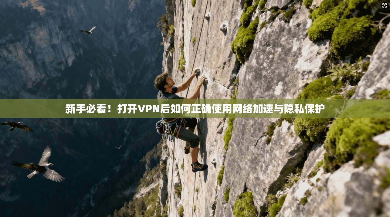 新手必看!打开VPN后如何正确使用网络加速与隐私保护