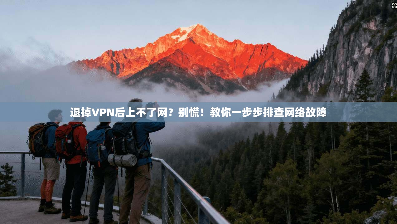 退掉VPN后上不了网？别慌！教你一步步排查网络故障