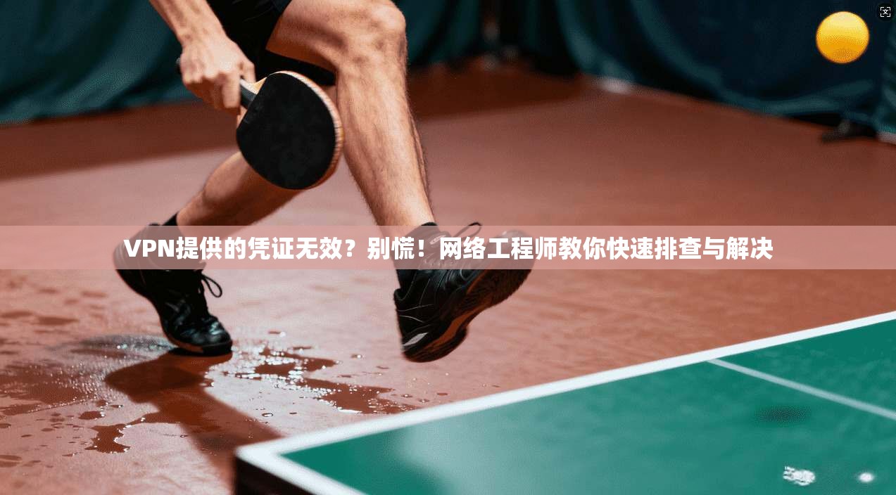 VPN提供的凭证无效?别慌!网络工程师教你快速排查与解决
