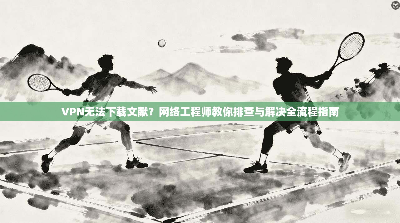 VPN无法下载文献？网络工程师教你排查与解决全流程指南