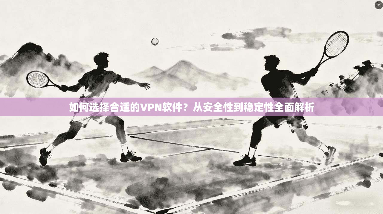如何选择合适的VPN软件?从安全性到稳定性全面解析